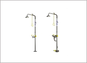 Emergency Stainless Steel Combination Showers