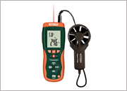 Built-in IR Thermometer measures non-contact surface temperature