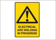 Electrical ARC Welding in Progress